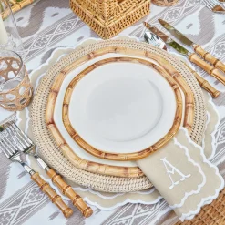 Edith Sand Placemats & Napkins (Set of 4)