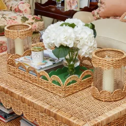 Elena Rattan Tray