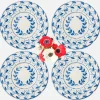Elizabeth Blue Garland Dinner & Starter Plates (Set of 8)
