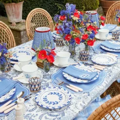 Elizabeth Blue Garland Starter Plates (Set of 4)