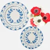 Elizabeth Blue Garland Starter Plate