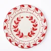 Elizabeth Red Garland Dinner Plate