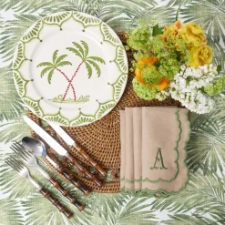 Elodie Round Rattan Placemats (Set of 4)