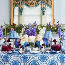 Eloise Blue & Navy Napkins (Set of 4)