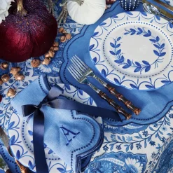 Eloise Blue & Navy Napkins (Set of 4)