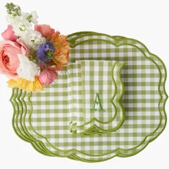 Eloise Green Gingham Placemats (Set of 4)