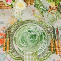 Eloise Green Gingham Placemats & Napkins (Set of 4)