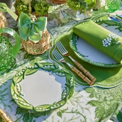 Eloise Green Placemats & Hydrangea Napkins (Set of 4)