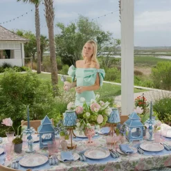 Eloise Periwinkle Placemats & Napkins (Set of 4)