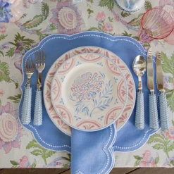 Eloise Periwinkle Placemats & Napkins (Set of 4)