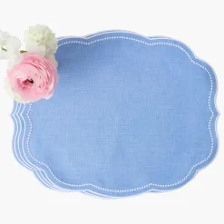 Eloise Periwinkle Placemats & Napkins (Set of 4)
