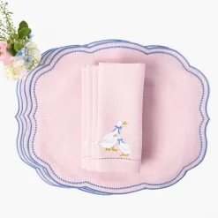 Eloise Pink & Blue Placemats (Set of 4)