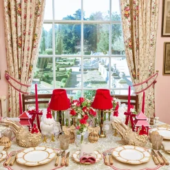 Eloise Putty & Red Placemats (Set of 4)
