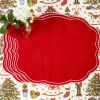 Eloise Red Placemats (Set of 4)