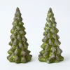 Emerald Glass Christmas Tree (Pair)