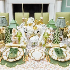 Emerald Glass Christmas Tree (Pair)