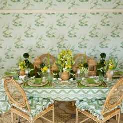 Emerald Hobnail Glasses & Jug Set