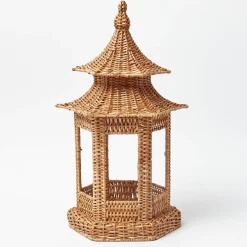 Emi Rattan Pagoda Lantern