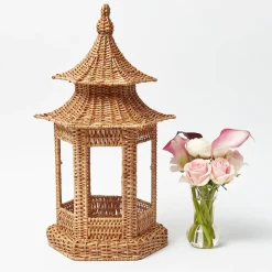 Emi Rattan Pagoda Lantern