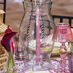 Engraved Glass Lantern
