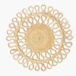 Estella Woven Round Placemats (Set of 4)