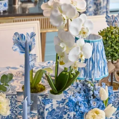 Faux Orchid in Chinoiserie Vase