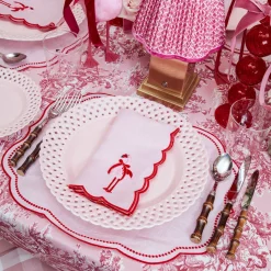 Faye Flamingo Glasses (Set of 4)