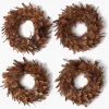 Feather Wreath (Set of 4)
