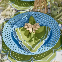 Fleur Green Napkins (Set of 4)