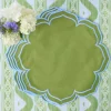 Fleur Green Placemats (Set of 4)