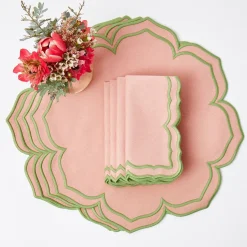 Fleur Pink Napkins (Set of 4)