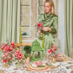 Fleur Pink Placemats & Napkins (Set of 4)