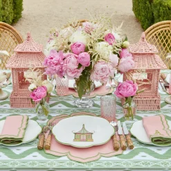 Fleur Pink Placemats & Napkins (Set of 4)