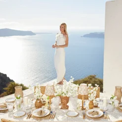 Fleur Sand Placemats & Napkins (Set of 4)