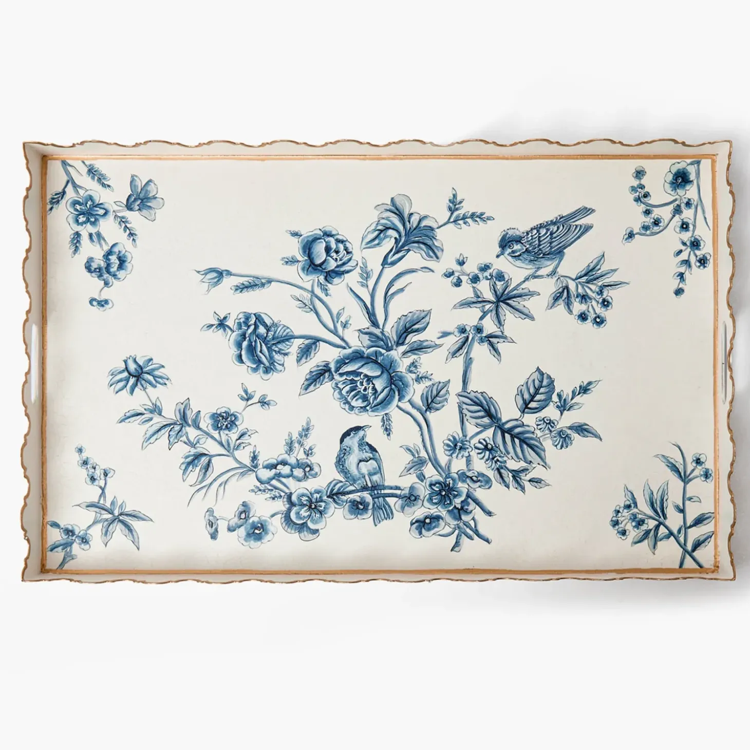 Floral Tole Tray
