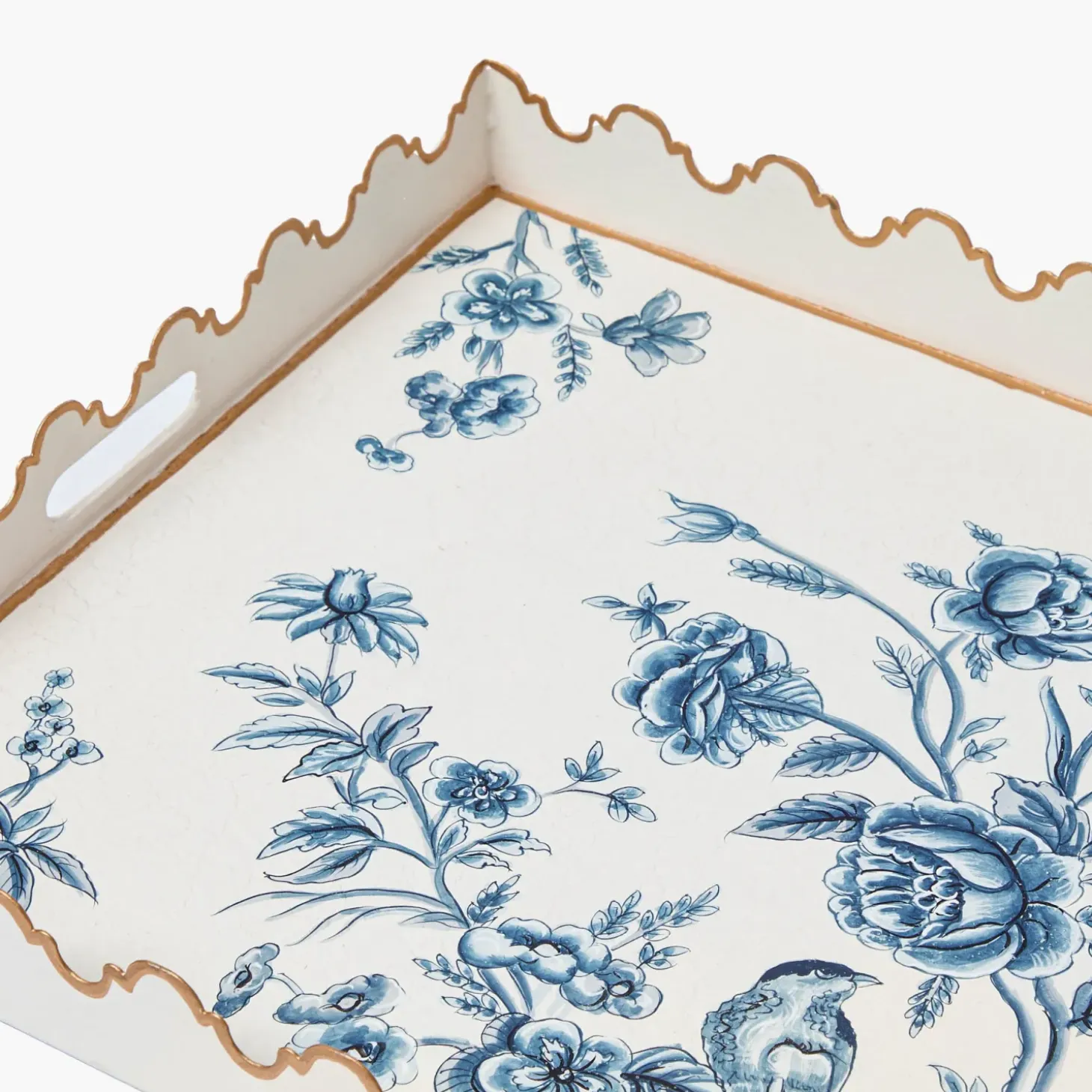 Floral Tole Tray