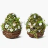 Floral Wicker Easter Egg (Pair)