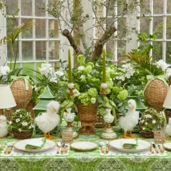 Floral Wicker Easter Egg (Pair)