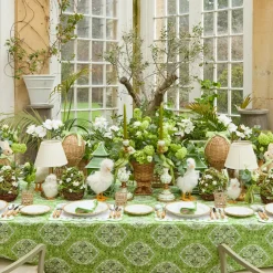 Floral Wicker Easter Egg (Pair)