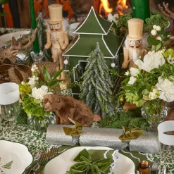 Frosted Fir Trees (Pair)