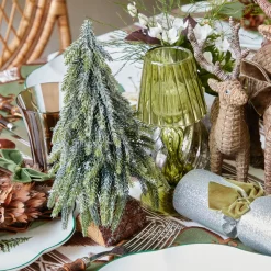 Frosted Fir Trees (Pair)