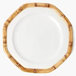 Geometric Bamboo Dinner Plate