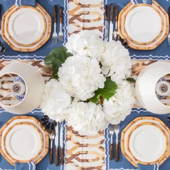 Geometric Bamboo Dinner Plate
