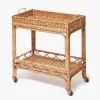 Giovanni Rattan Bar Cart