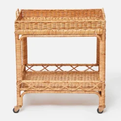 Giovanni Rattan Bar Cart