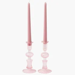 Gisele Pink Candle Set