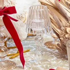 Glass Lantern Tea Light Holder Set