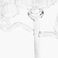 Glass Lantern Tealight Candleabra