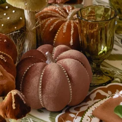 Glitter Velvet Pumpkin Family
