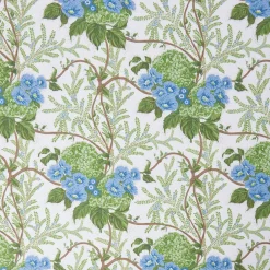 Green & Blue Lady Isabella's Garden Fabric